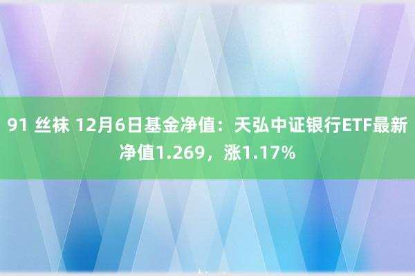 91 丝袜 12月6日基金净值：天弘中证银行ETF最新净值1.269，涨1.17%
