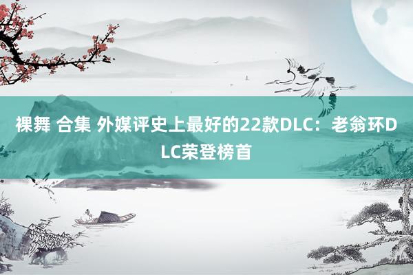 裸舞 合集 外媒评史上最好的22款DLC：老翁环DLC荣登榜首