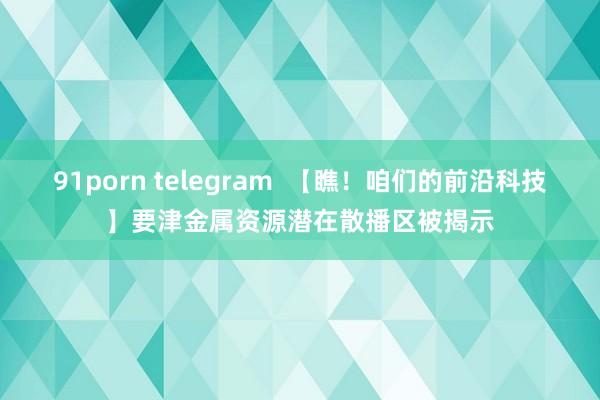 91porn telegram  【瞧！咱们的前沿科技】要津金属资源潜在散播区被揭示