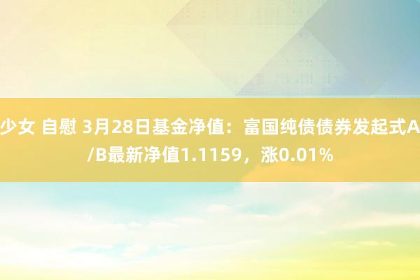 少女 自慰 3月28日基金净值：富国纯债债券发起式A/B最新净值1.1159，涨0.01%